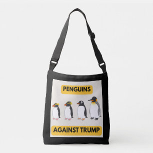 Pinguïns Tegen Trump Crossbody Tas