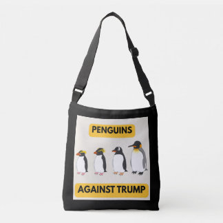 Pinguïns Tegen Trump Crossbody Tas
