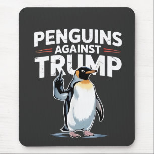 Pinguïns tegen Trump en anti-Trump weerstaan terro Muismat