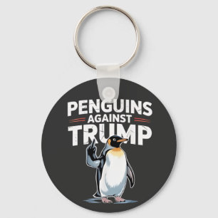 Pinguïns tegen Trump en anti-Trump weerstaan terro Sleutelhanger