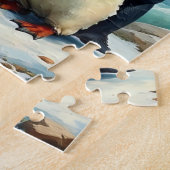 Pinguïns tegen Trump Legpuzzel (Zijkant)