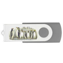 pinguïns Tekenen met je monogram