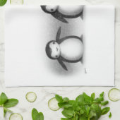 pinguïns theedoek (Gevouwen)