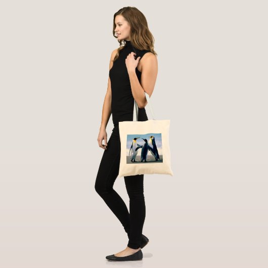pinguïns tote bag (Voorkant (model))