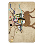 Pinguins Traveling Winter Magneet (Verticaal)