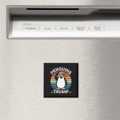 Pinguïns Trump Grappig Verzetsprotest Ontwerp Magneet (Insitu (Vaatwasser))
