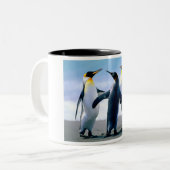 pinguïns tweekleurige koffiemok (Voorkant links)