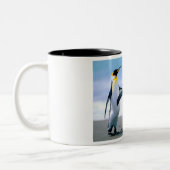 pinguïns tweekleurige koffiemok (Links)