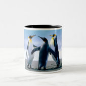 pinguïns tweekleurige koffiemok (Center)