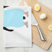 Pinguïns uit liefde theedoek (Quarter Fold)