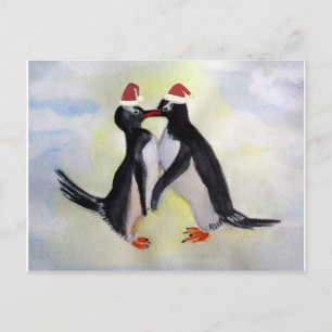 Pinguïns Vakantie Briefkaart