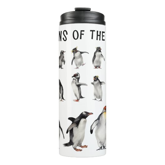Pinguïns van de wereld thermosbeker (Voorkant)