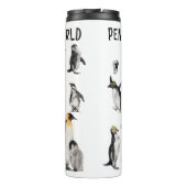 Pinguïns van de wereld thermosbeker (Achterkant)