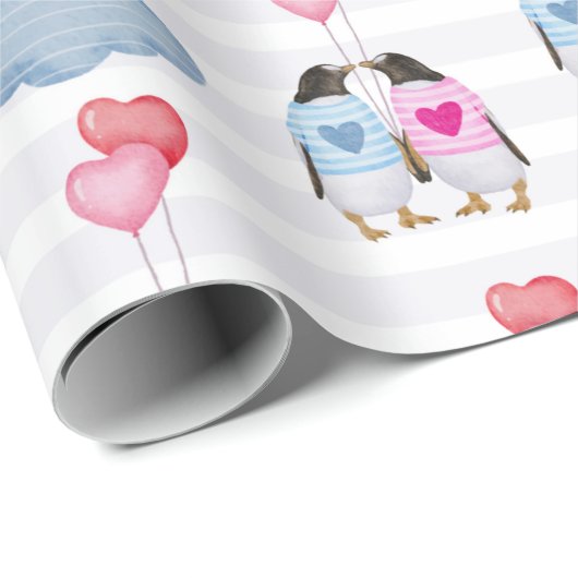 Pinguïns Verpakkingspapier Cadeaupapier (Rol Hoek)