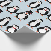 Pinguïns Verpakkingspapier Cadeaupapier (Hoek)