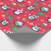 Pinguïns Verpakkingspapier Cadeaupapier (Hoek)