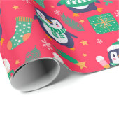 Pinguïns Verpakkingspapier Cadeaupapier (Rol Hoek)