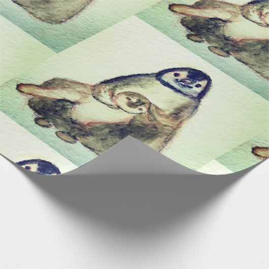 Pinguïns Verpakkingspapier Cadeaupapier (Hoek)