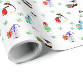 Pinguïns Verpakkingspapier Cadeaupapier (Rol Hoek)