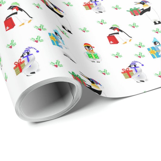 Pinguïns Verpakkingspapier Cadeaupapier (Rol Hoek)