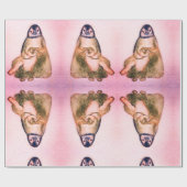 Pinguïns Verpakkingspapier Cadeaupapier (Vlak)