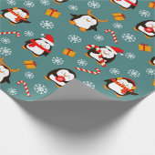 Pinguïns Verpakkingspapier Cadeaupapier (Hoek)