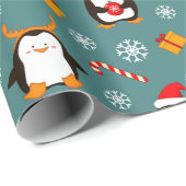 Pinguïns Verpakkingspapier Cadeaupapier (Rol Hoek)