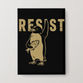 Pinguïns verzetten zich Pinguïns protesteren tegen Button (Voorkant)