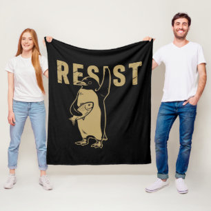 Pinguïns verzetten zich Pinguïns protesteren tegen Fleece Deken