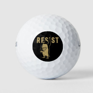 Pinguïns verzetten zich Pinguïns protesteren tegen Golfballen