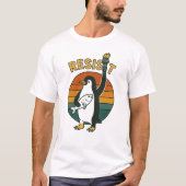 Pinguïns verzetten zich tegen Shirt, pinguïns tege T-shirt (Voorkant)