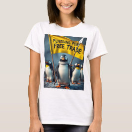 Pinguïns voor vrijhandel t-shirt