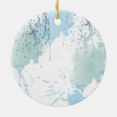 Pinguïns vrienden voor altijd keramisch ornament (Achterkant)