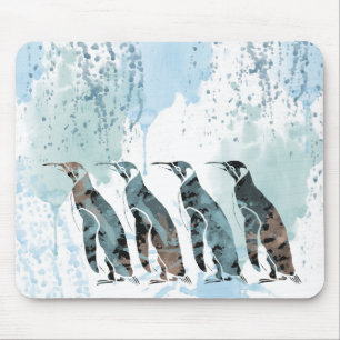 Pinguïns vrienden voor altijd muismat