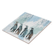 Pinguïns vrienden voor altijd tegeltje (Zijkant)