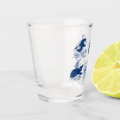 Pinguïns, walvissen en dolfijnen shot glas (Links)