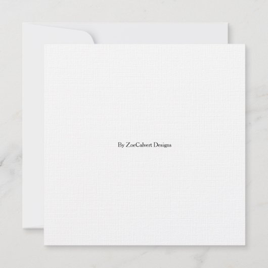 Pinguïns Wedding Invitation () Kaart (Achterkant)