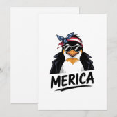Pinguïns weerstaan protest tegen kaart (Voorkant / Achterkant)