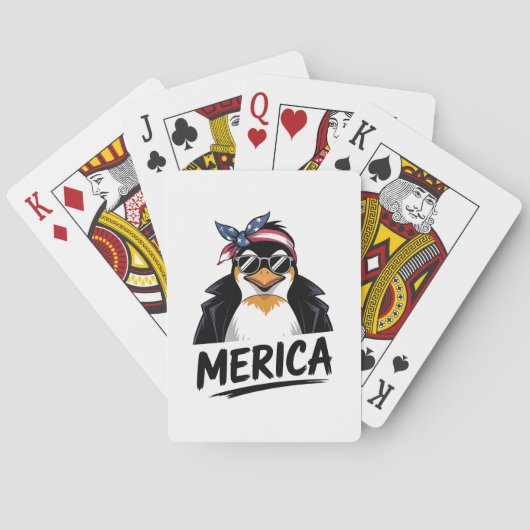 Pinguïns weerstaan protest tegen pokerkaarten (Achterkant)