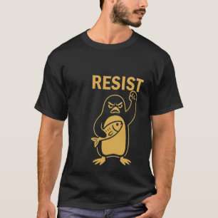 Pinguïns Weerstaan Shirt, Flippers Up T-shirt, Geh T-shirt