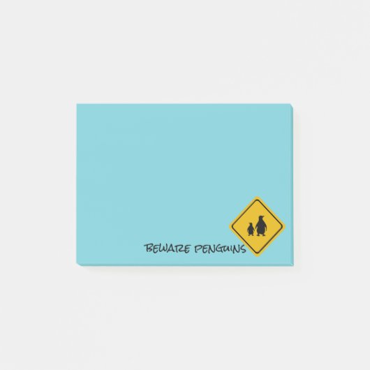 pinguïns wegbord - Postbus-it-Notes Post-it® Notes (Voorkant)