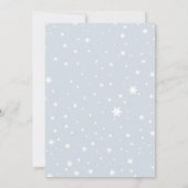 Pinguïns Winter Pool Party Verjaardag uitnodiging (Achterkant)