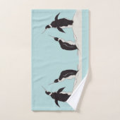 pinguïns x 2 bad handdoek (Handdoek)