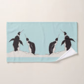 pinguïns x 2 bad handdoek (Handdoek)