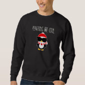 Pinguïns zijn Cool Penguin Tween Girl Boy Toddler Trui (Voorkant)