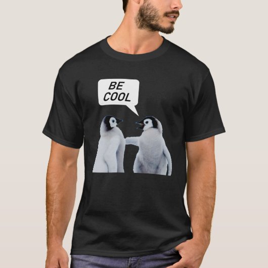 Pinguïns zijn koel Gekke T-shirt (Voorkant)