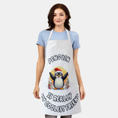 Pinguïns zijn mijn coolste vrienden" Schattigee Pe Schort (Gedragen)