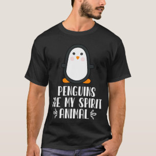 Pinguïns zijn mijn levende dieren t-shirt