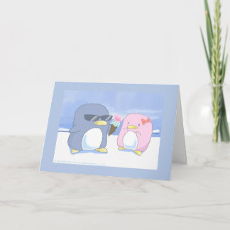 Pinguïns zijn schattig! kaart