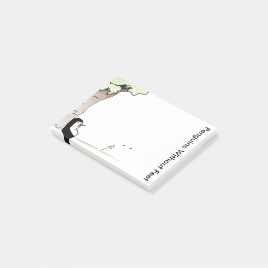 Pinguïns zonder eten post-it® notes (Schuin)